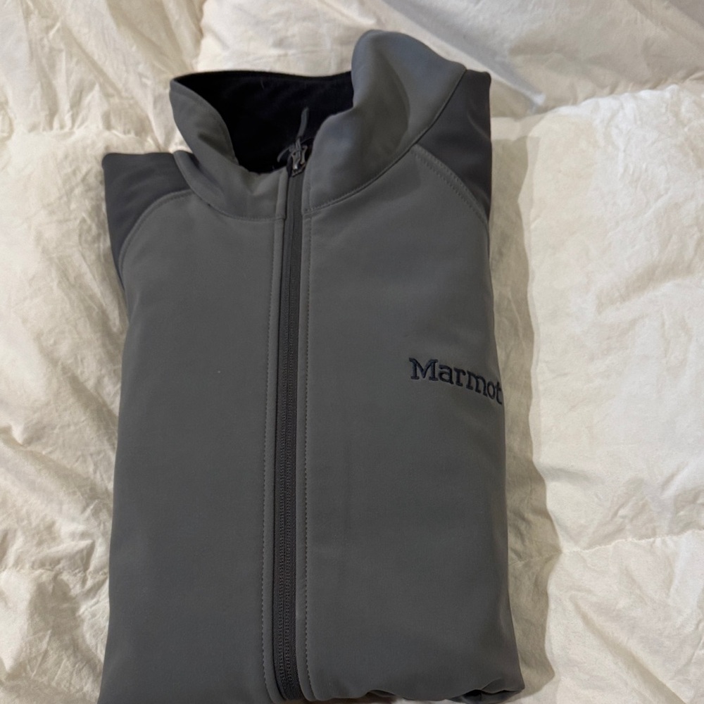 Marmot Light Gray Softshell Jacket - image 4